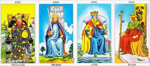 the four kings minor arcana e1411065832866 Học Bói Bài Tarot Căn Bản – Bộ 56 Lá Ẩn Phụ Trong Tarot (Phần 3)